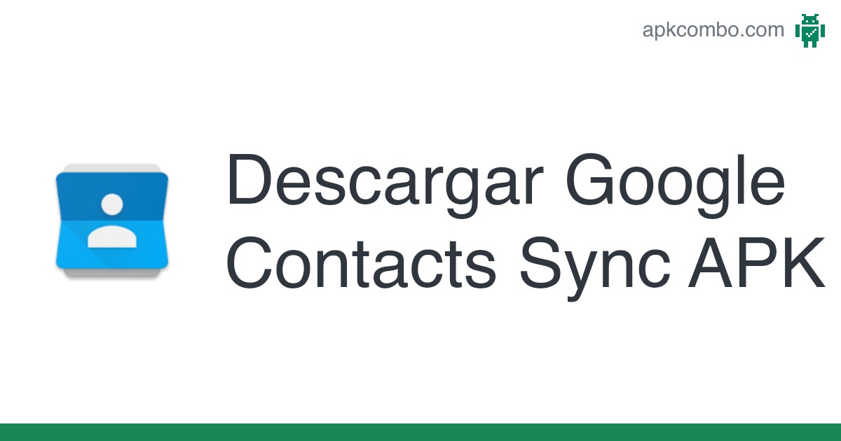 google contacts synchronization service apk