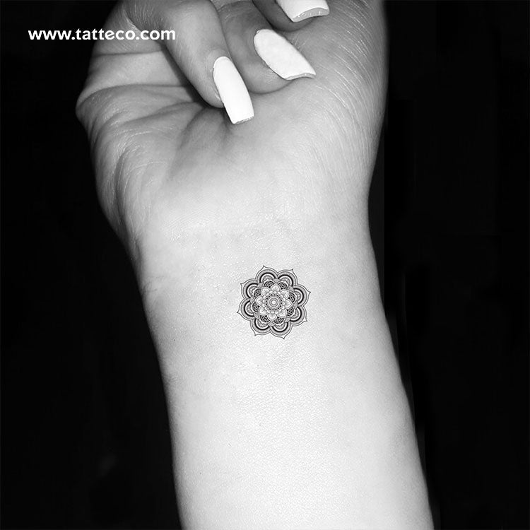 small mandala tattoo