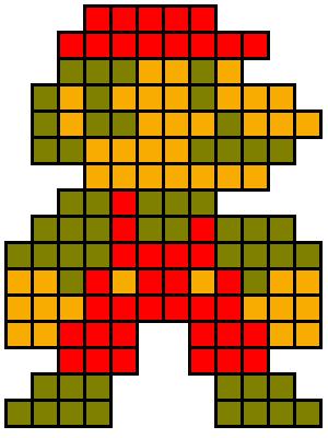 mario pixel art