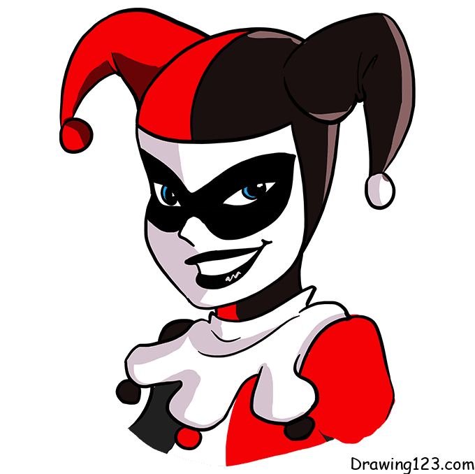 harley quinn drawing