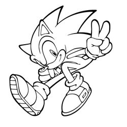 sonic imagenes para colorear