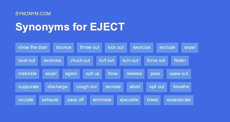 eject synonym