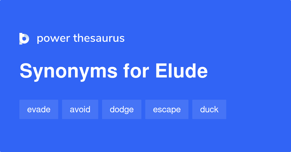 elude synonym