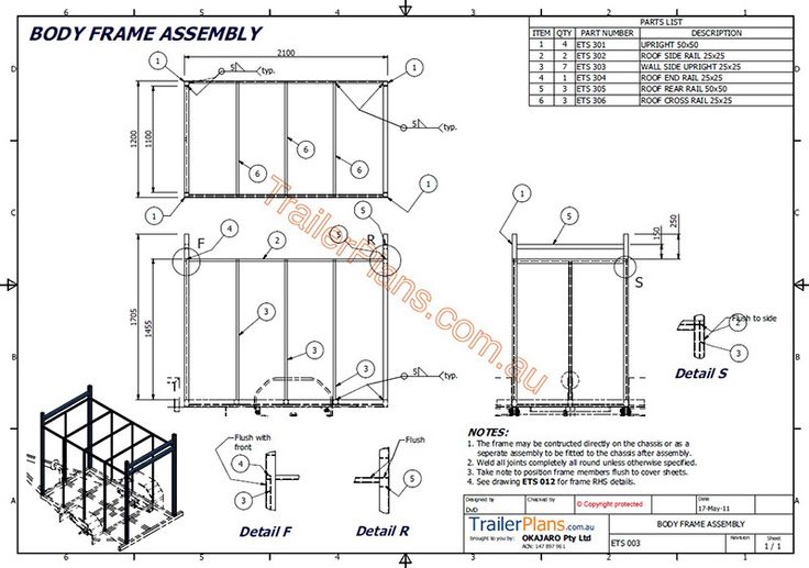 enclosed trailer plans