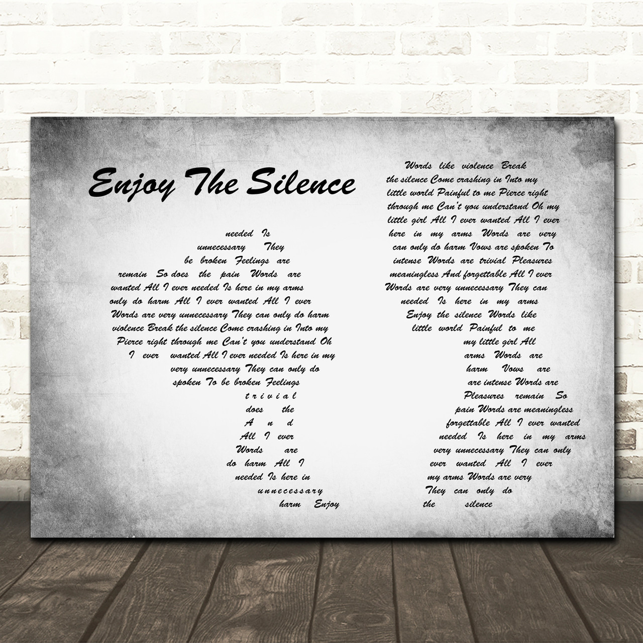 enjoy the silence lyric