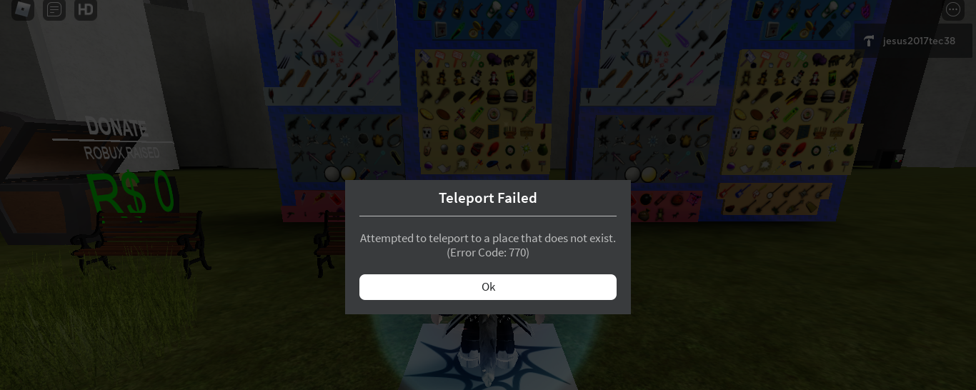 error 770 roblox