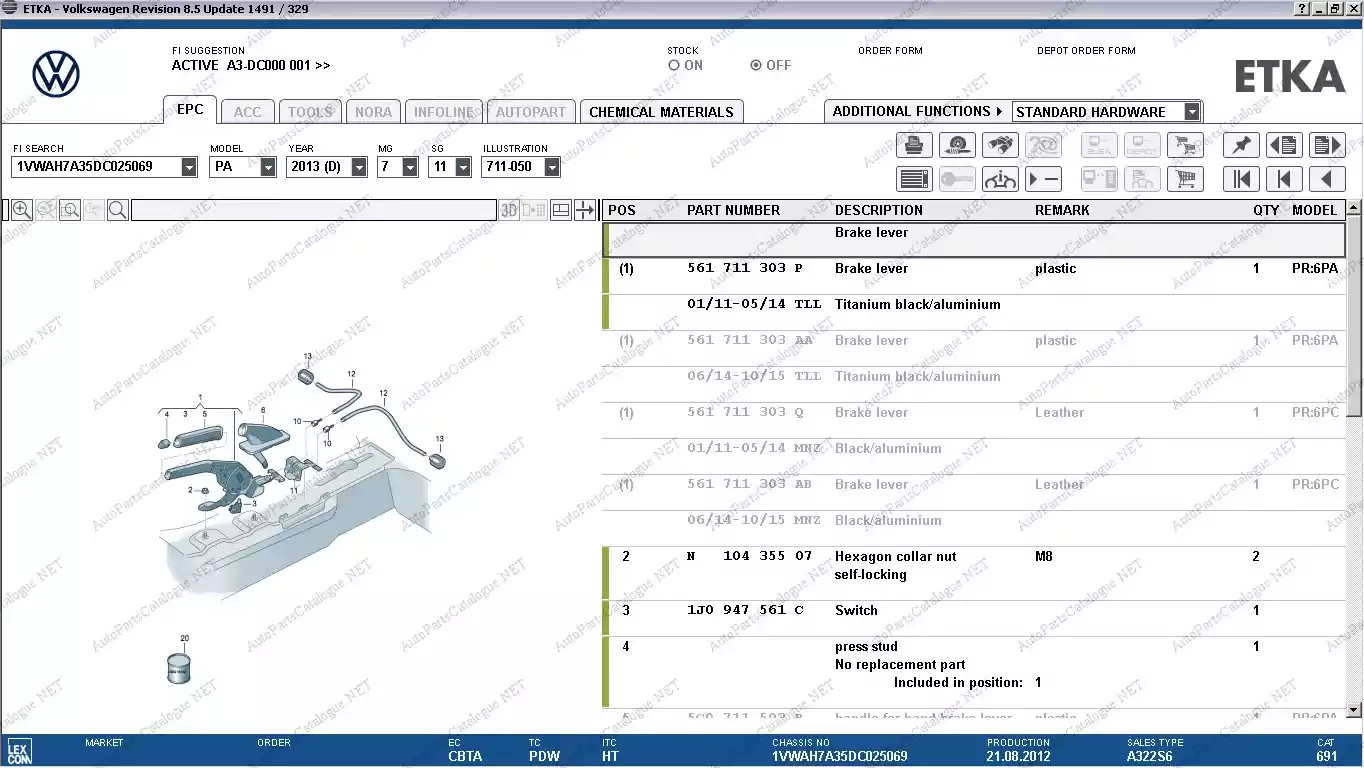 etka online interface