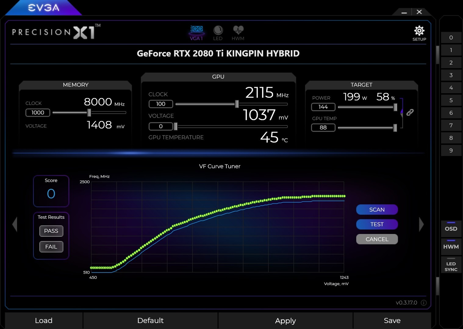 evga precision x1