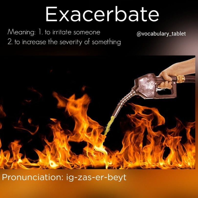 exacerbate meaning