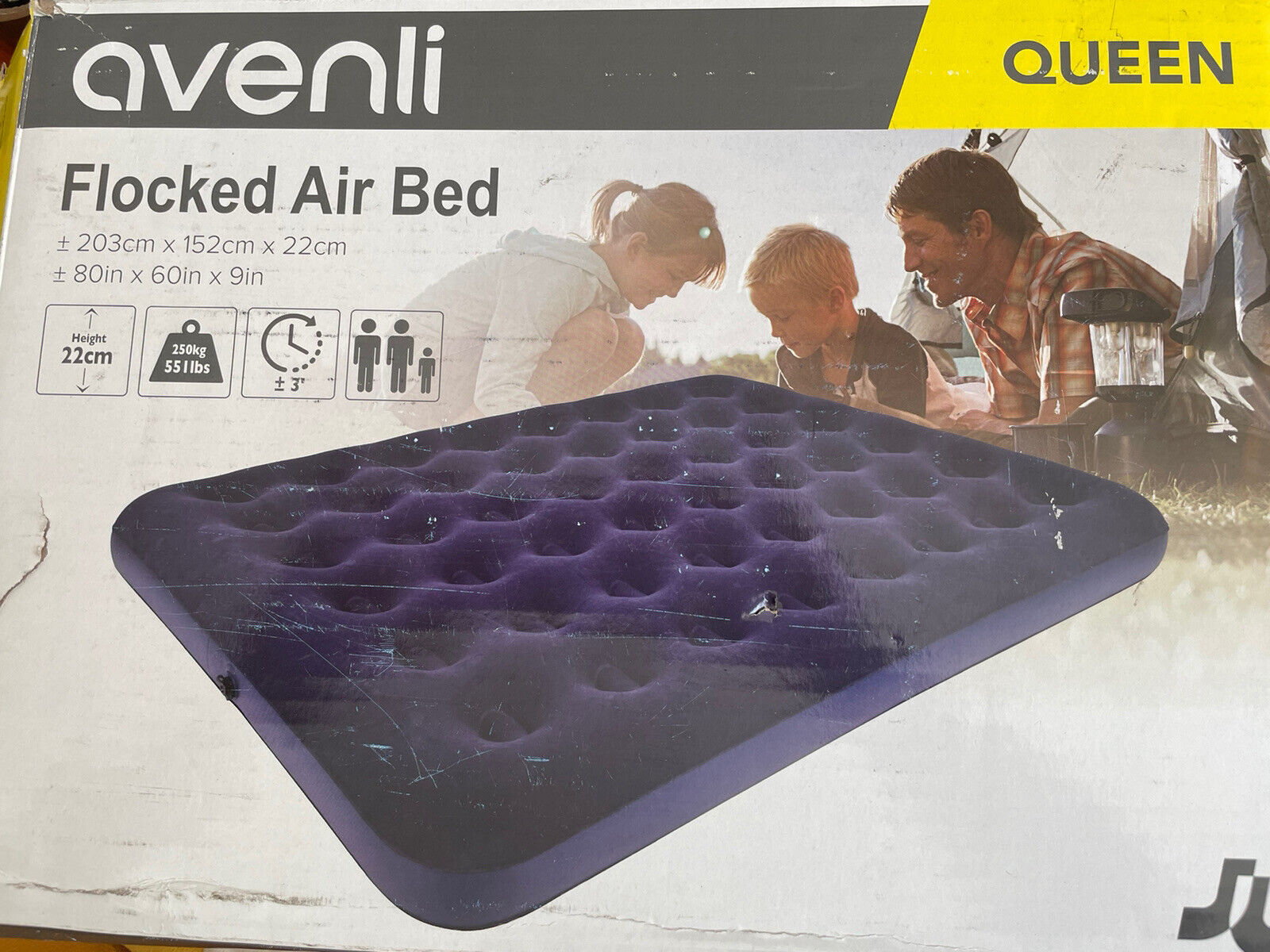 avenli flocked air bed review