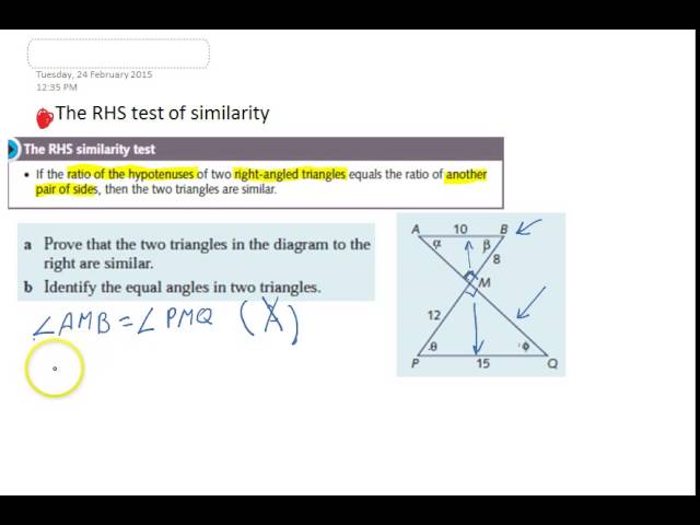 rhs similarity criterion