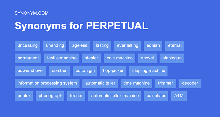 perpetually synonym