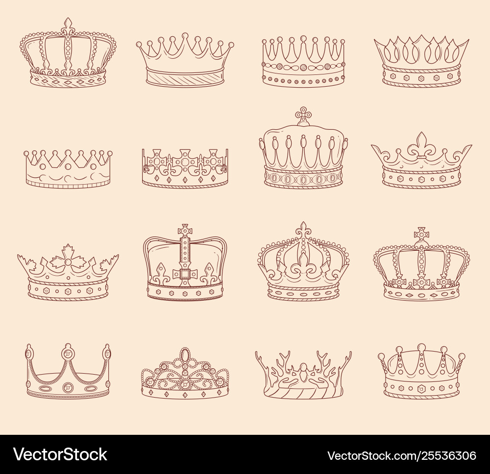 queen crown drawing