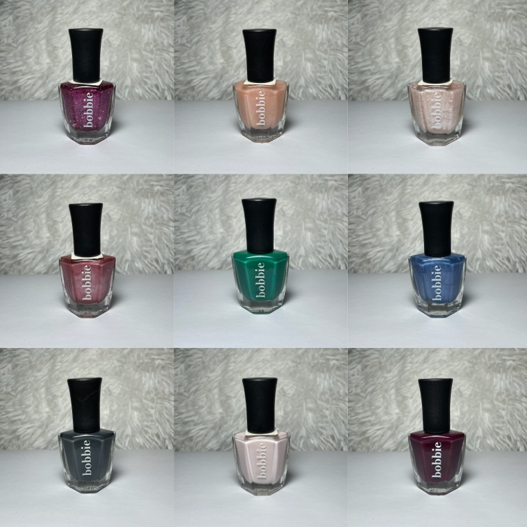 bobbie nail polish color chart