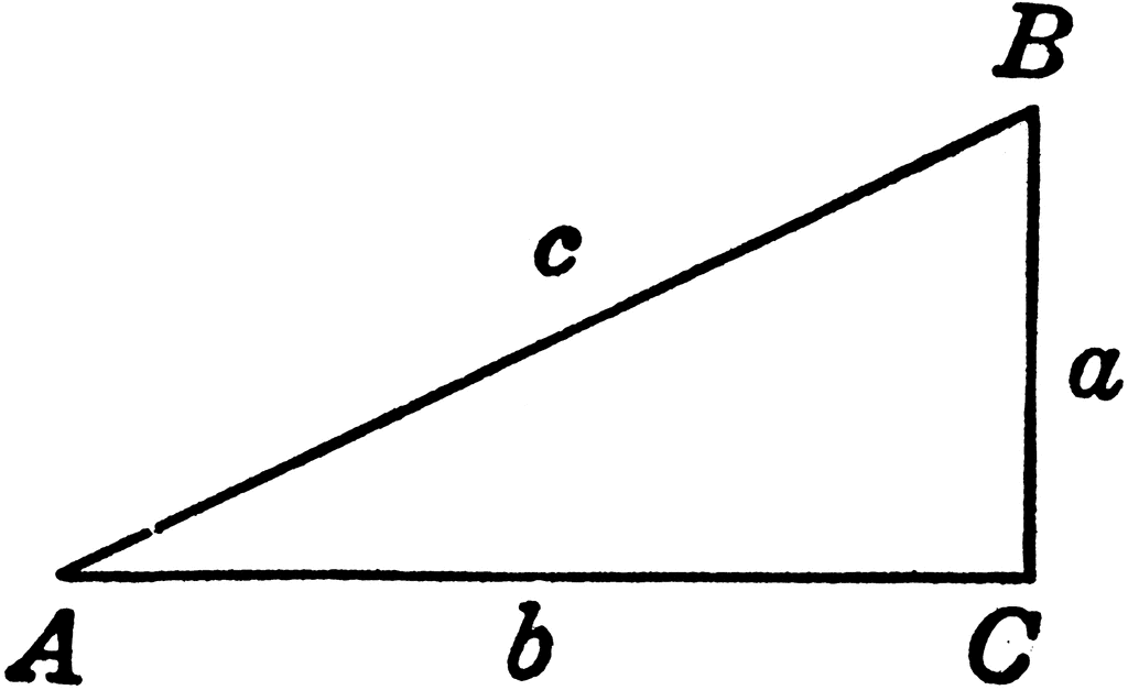 a right triangle abc