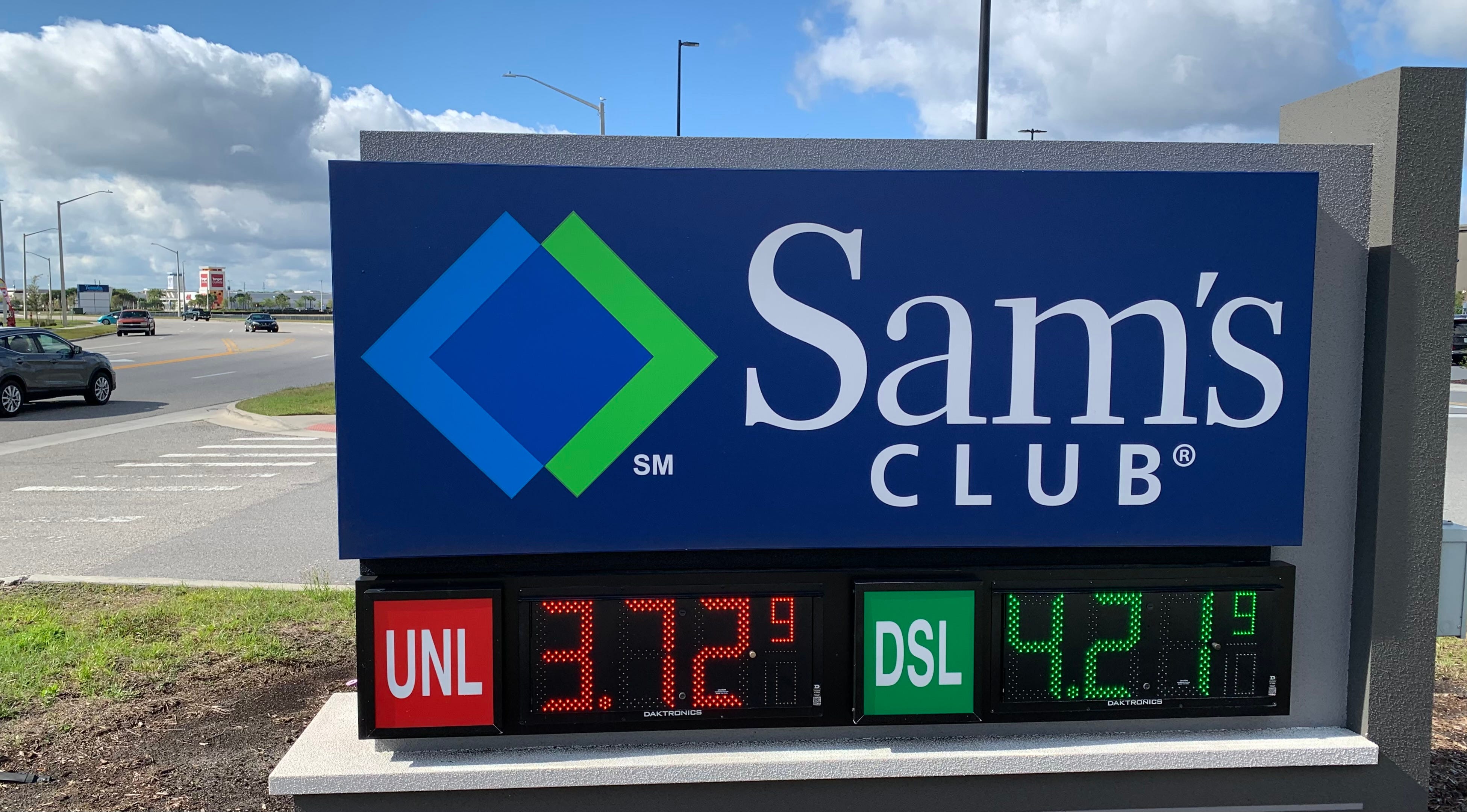 sams gas price