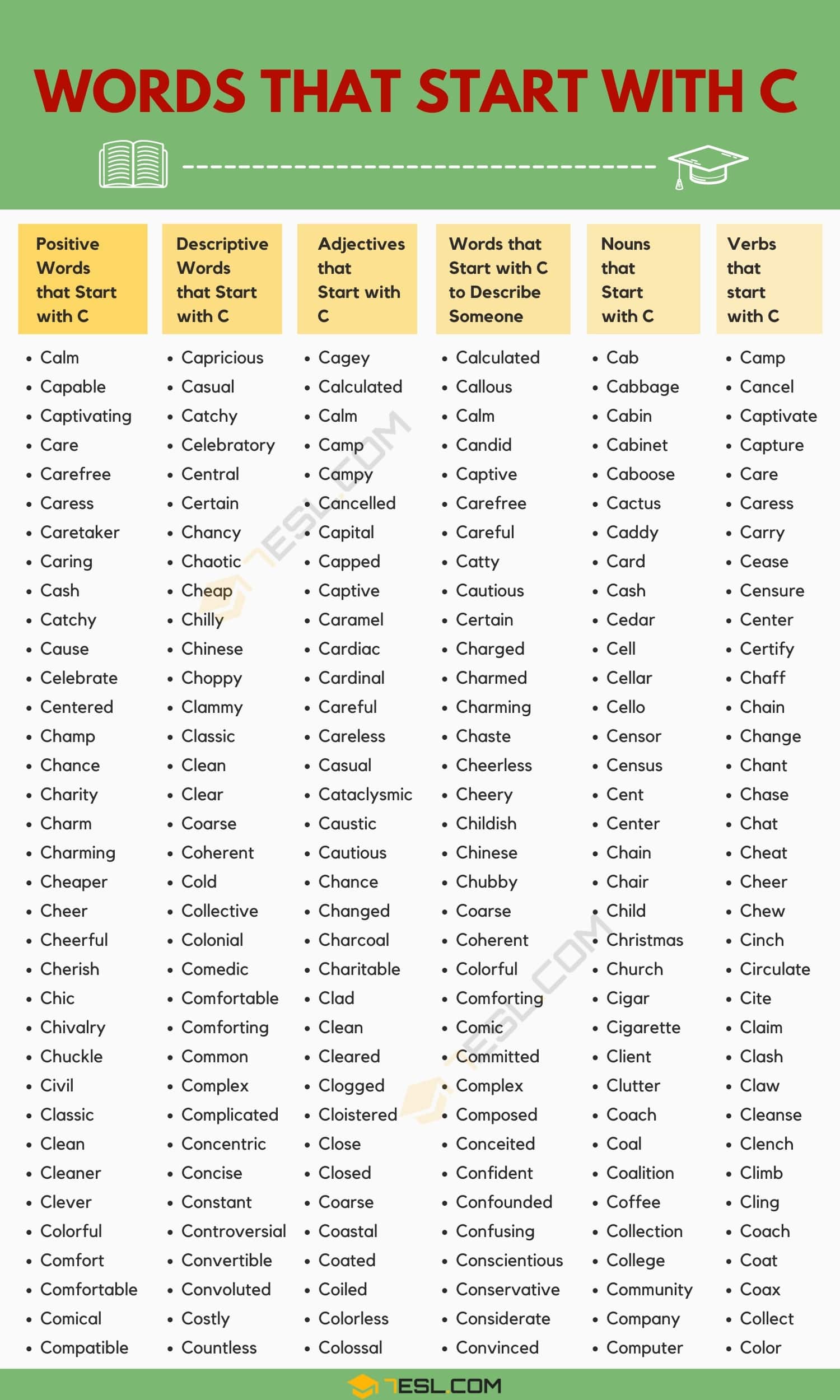 words containing cc