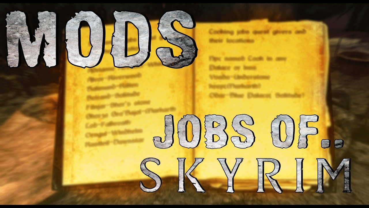 jobs of skyrim