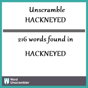 hackneyed crossword