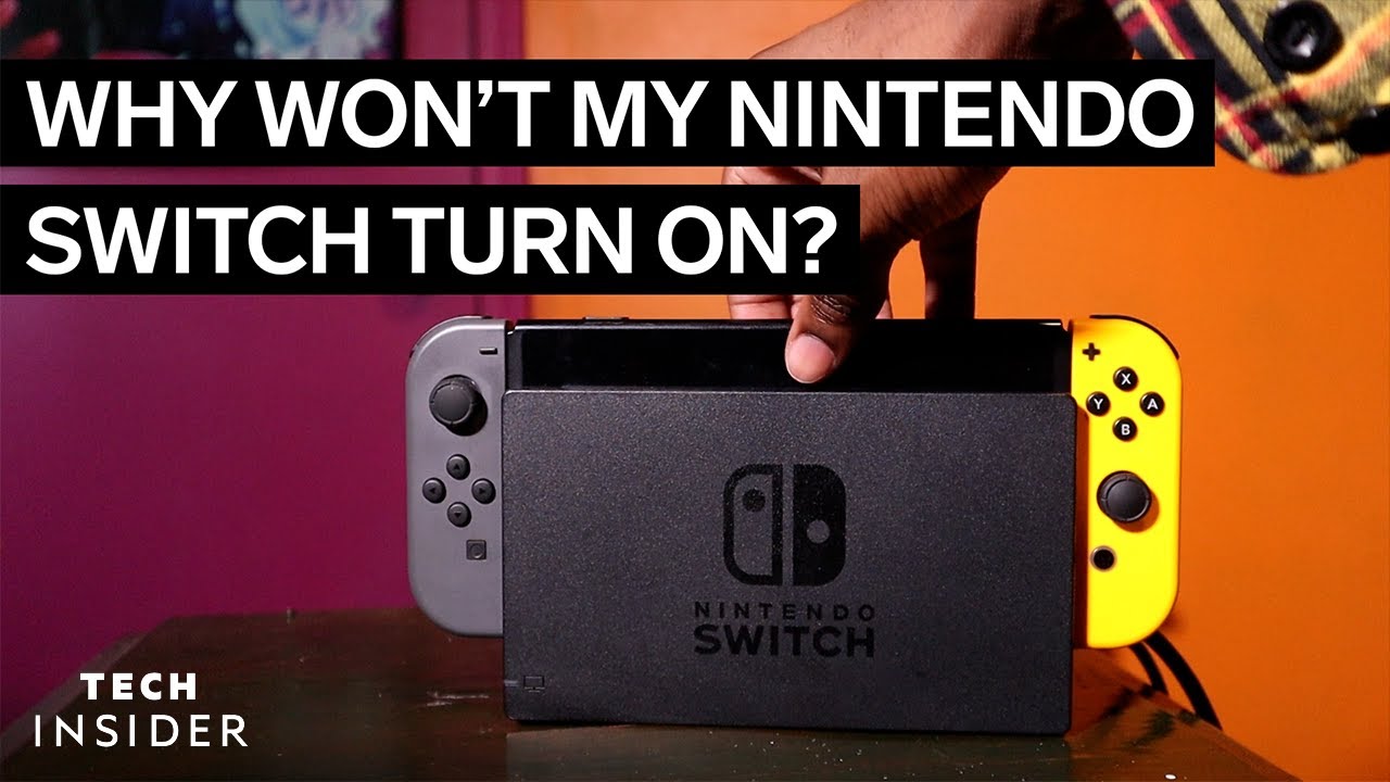 nintendo switch wont turn on