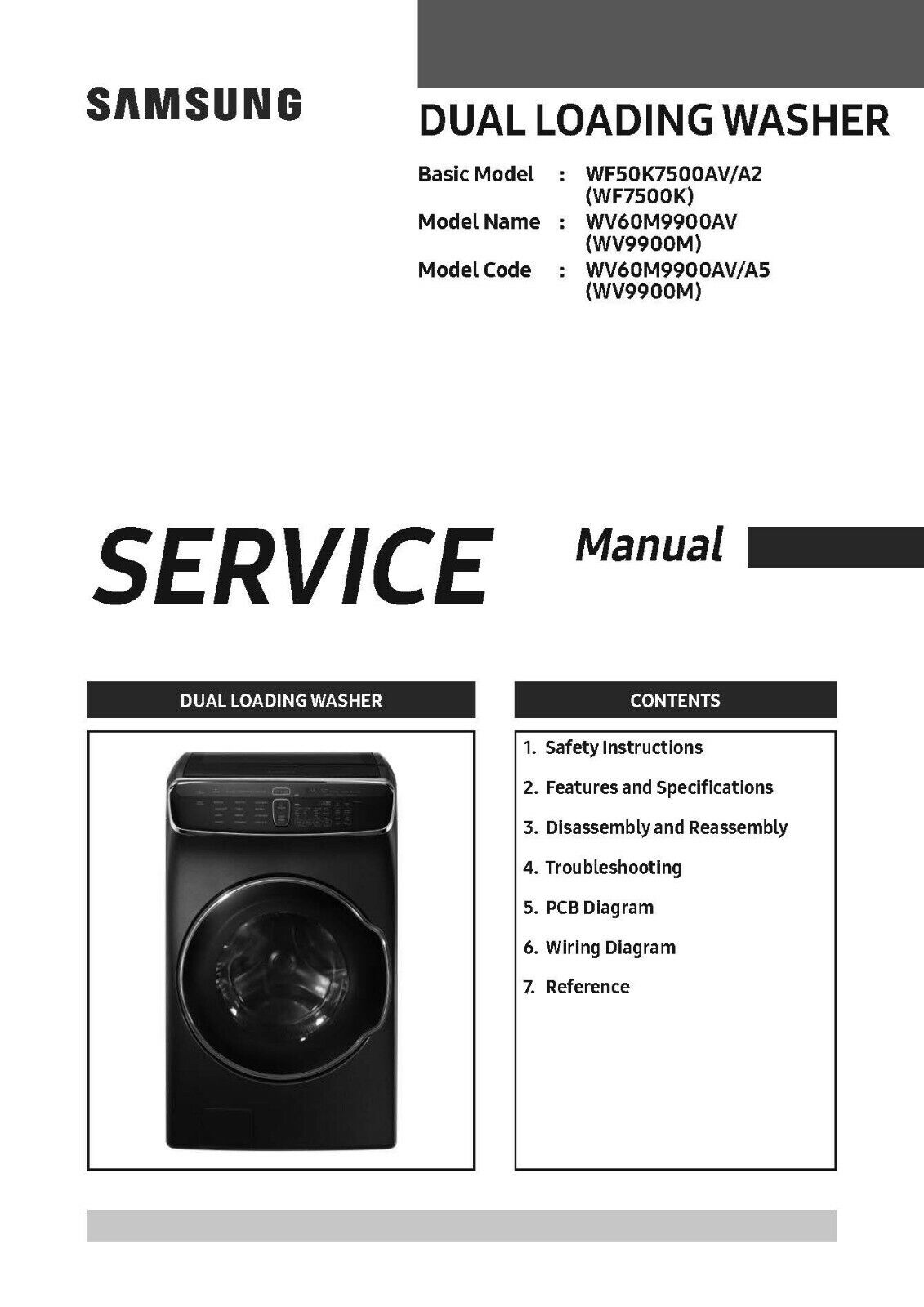 samsung washer manual