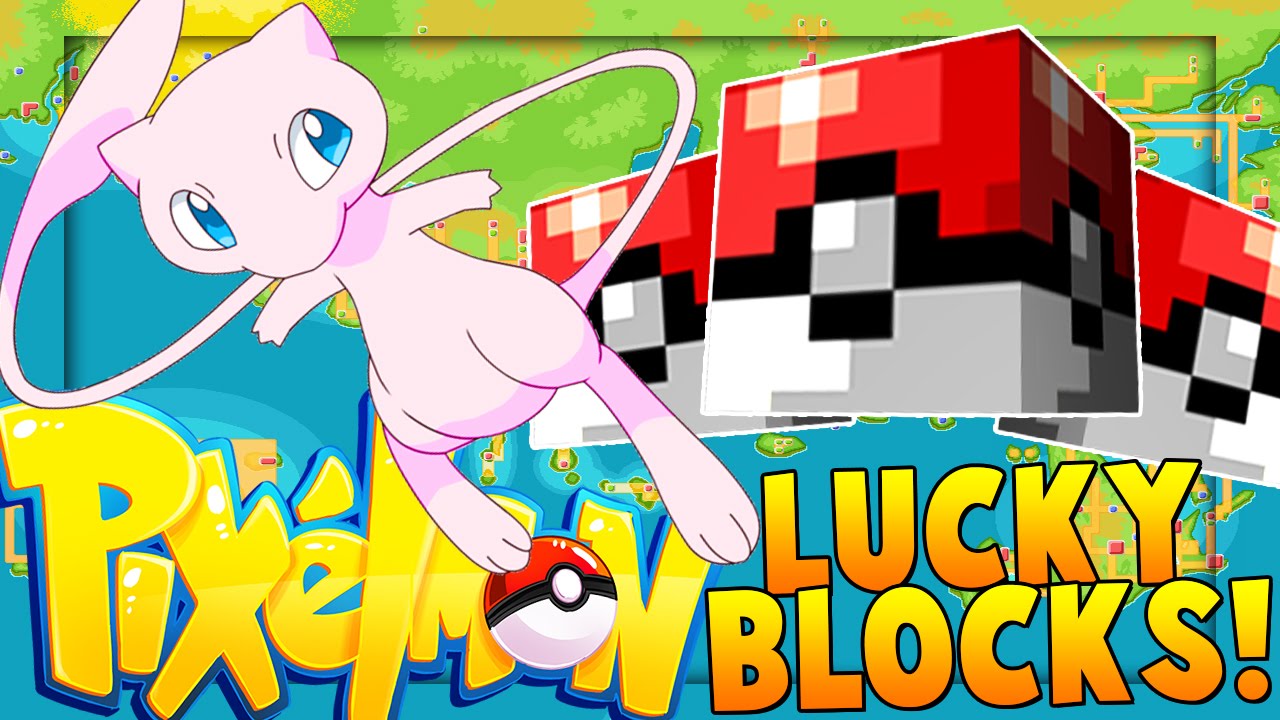 minecraft pixelmon lucky block mod