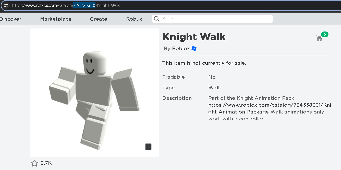 animation id roblox