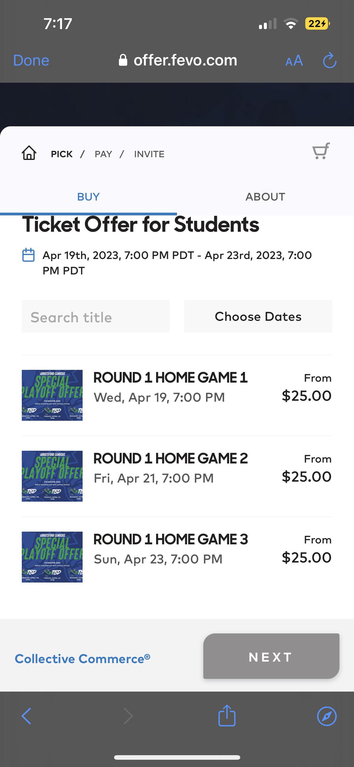 canucks student tickets