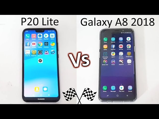 huawei p20 lite vs samsung a8 plus