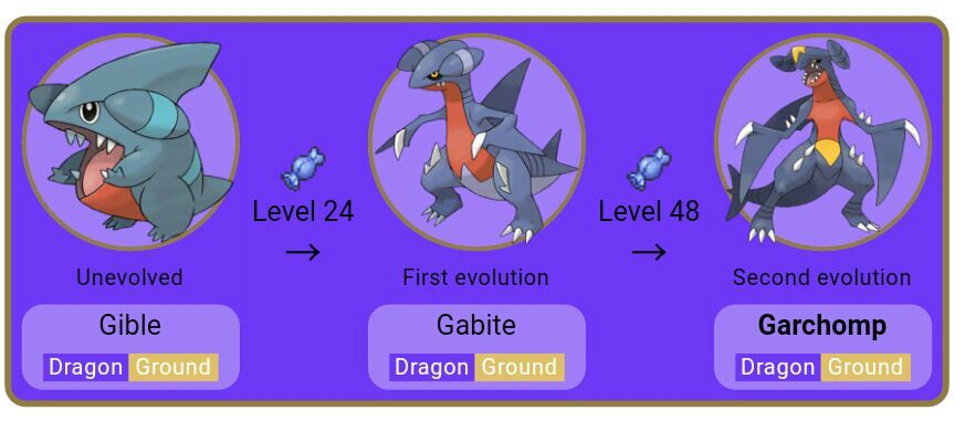 gible evolve level