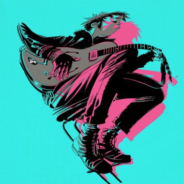 the now now gorillaz art