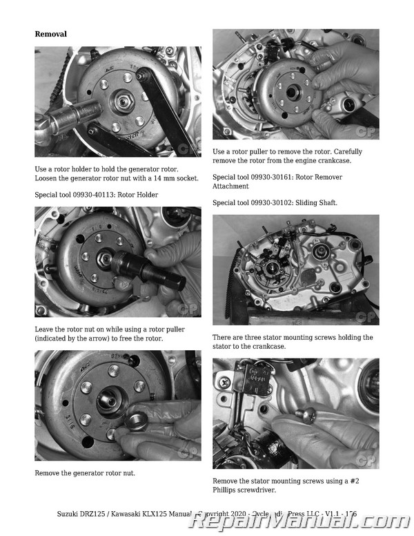 klx 125 service manual pdf