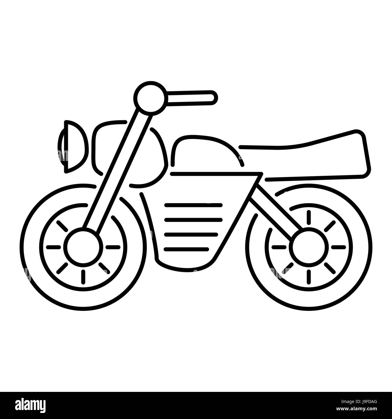 motorcycle outline