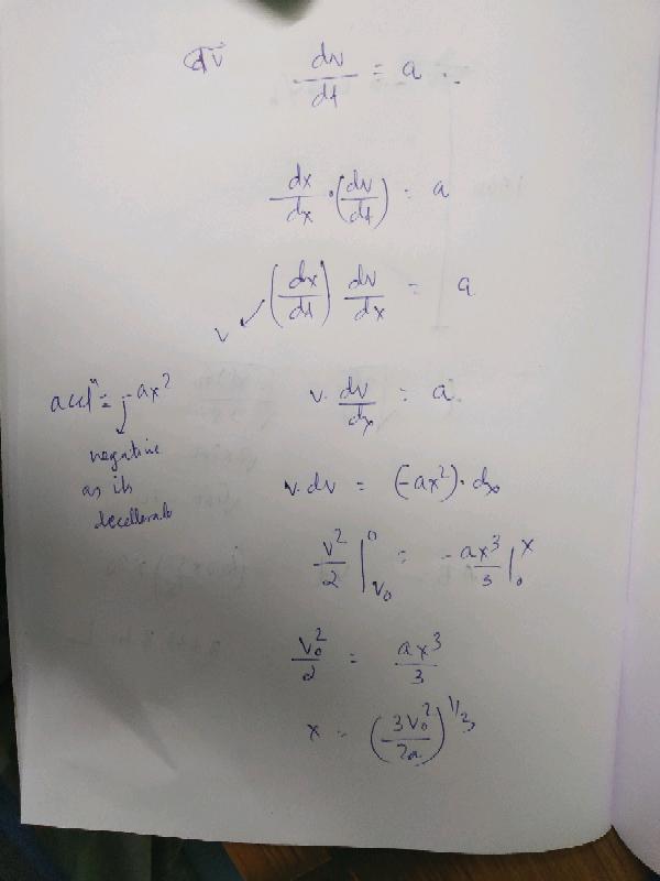 a particle is projected with a velocity v