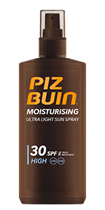 piz buin ultra light spray spf 30