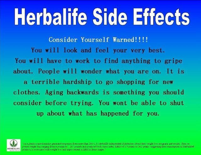 herbalife shakes side effects