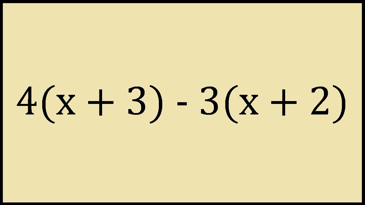 expand and simplify 3 2x 1 2 x 4