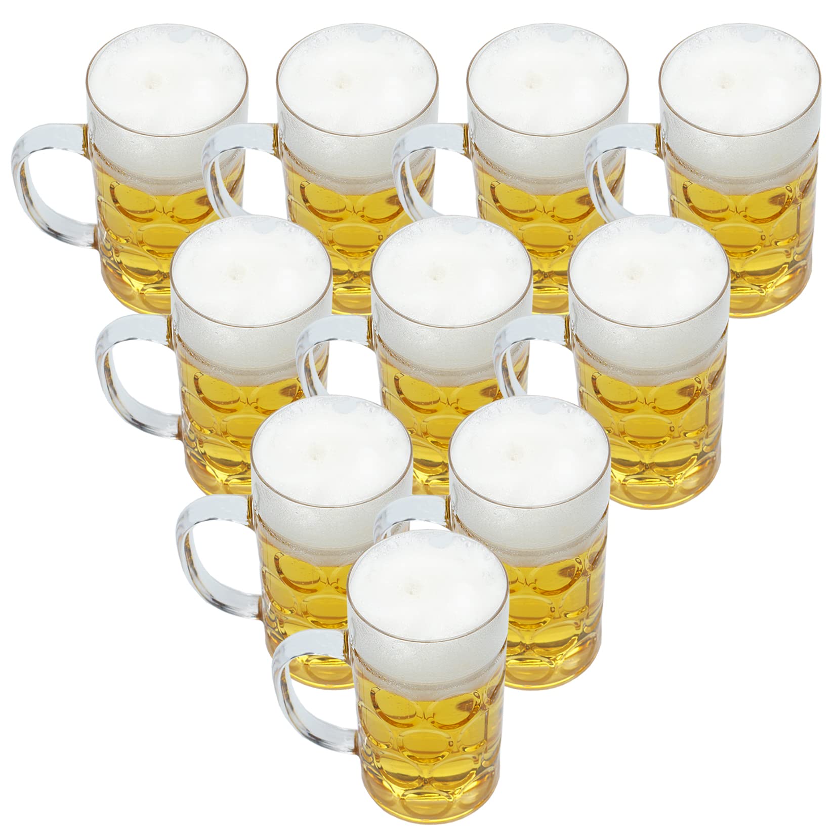 plastic beer steins