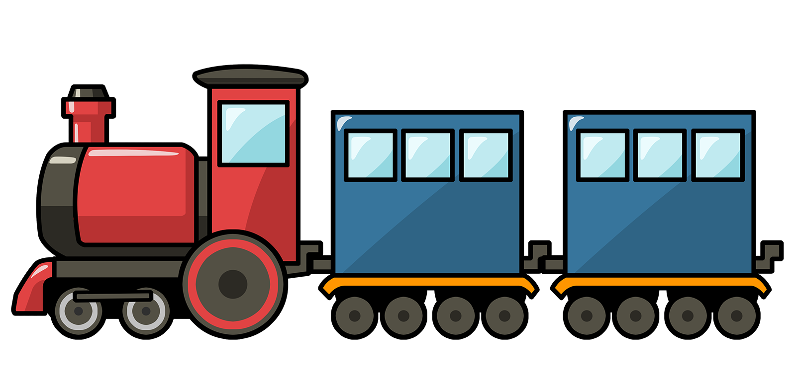 clip art train