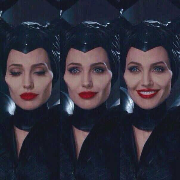 angelina jolie smile maleficent