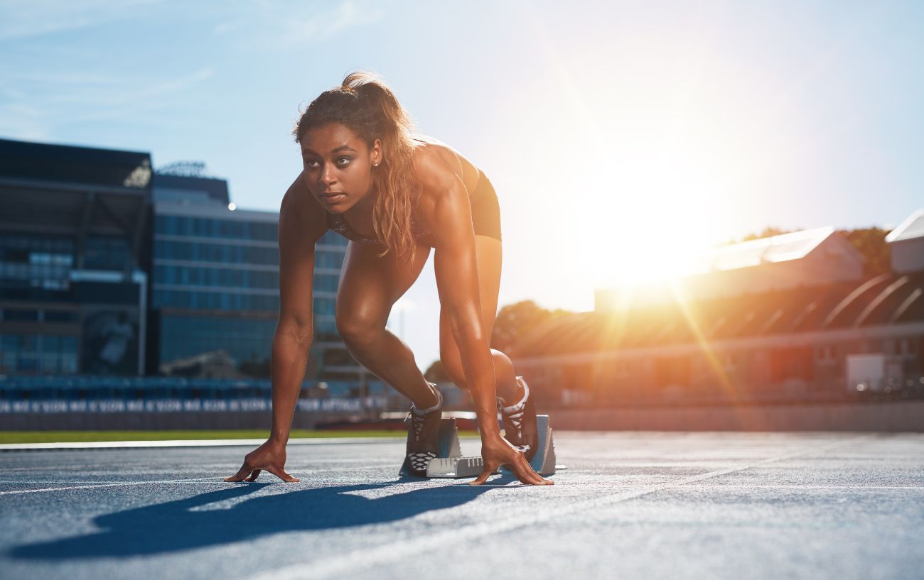 average 400 meter time female