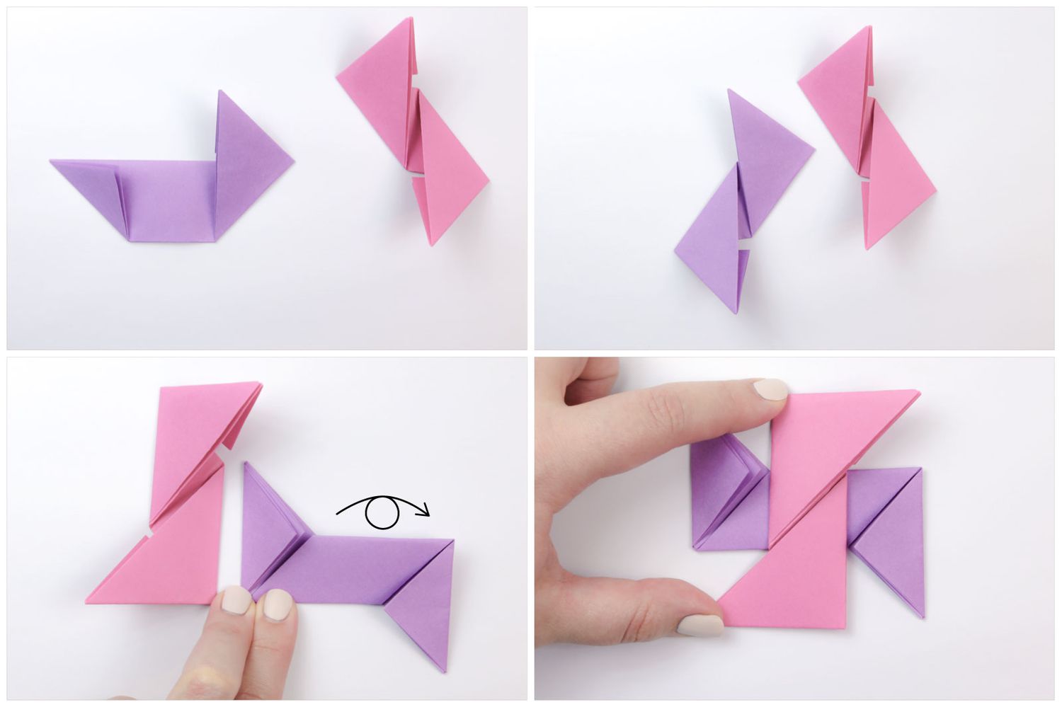 ninja star origami steps