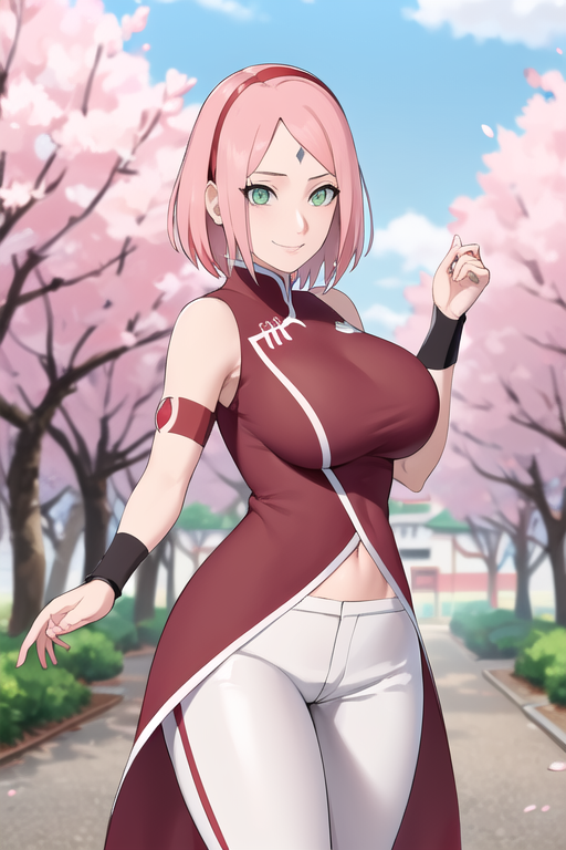 sakura big boobs