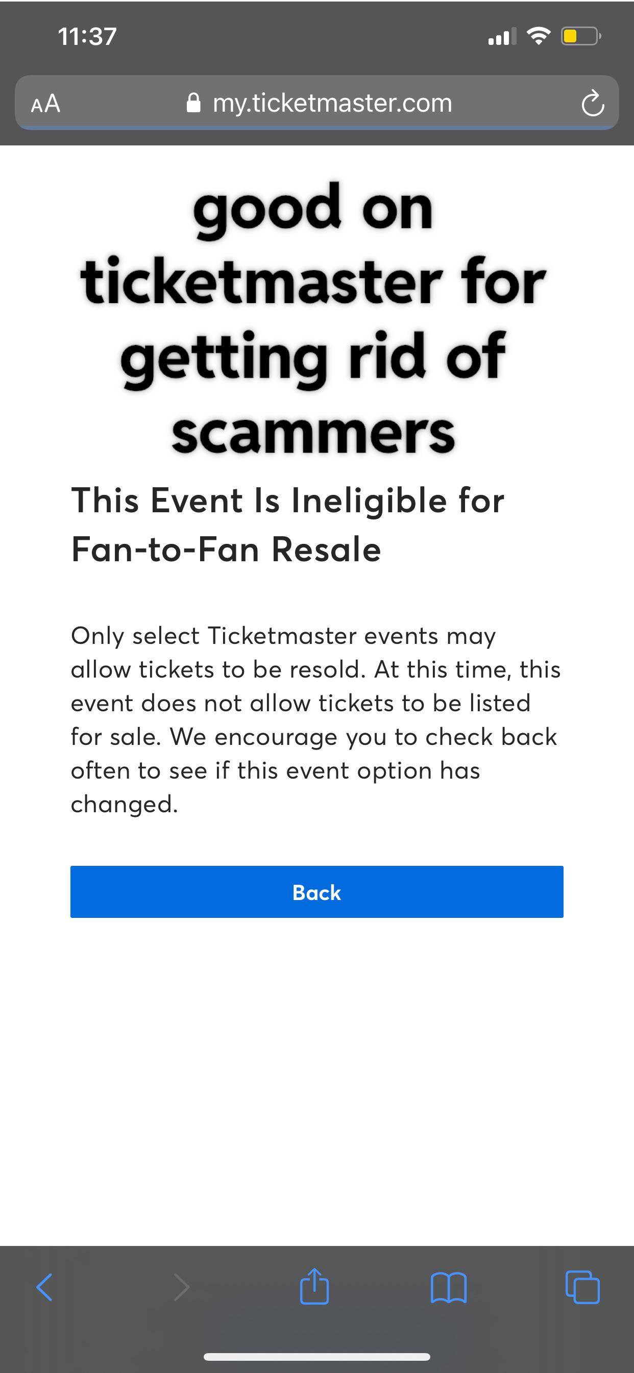 fan to fan resale ticketmaster