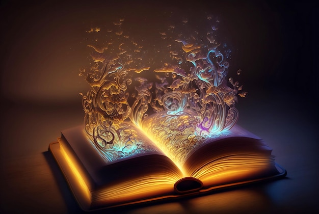 fantasy magic book wallpaper