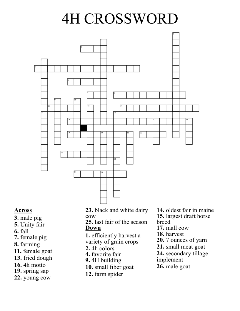 farm implement crossword