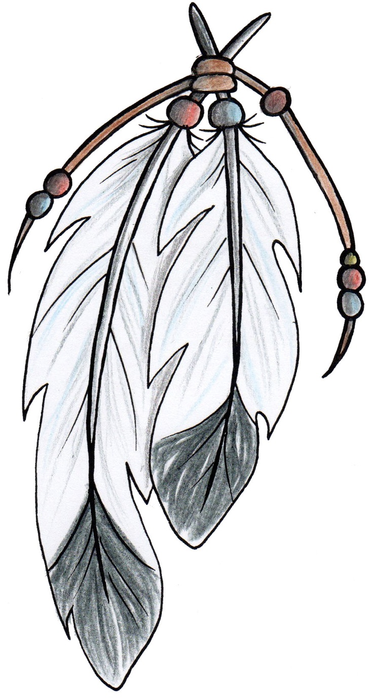 indian feather clipart