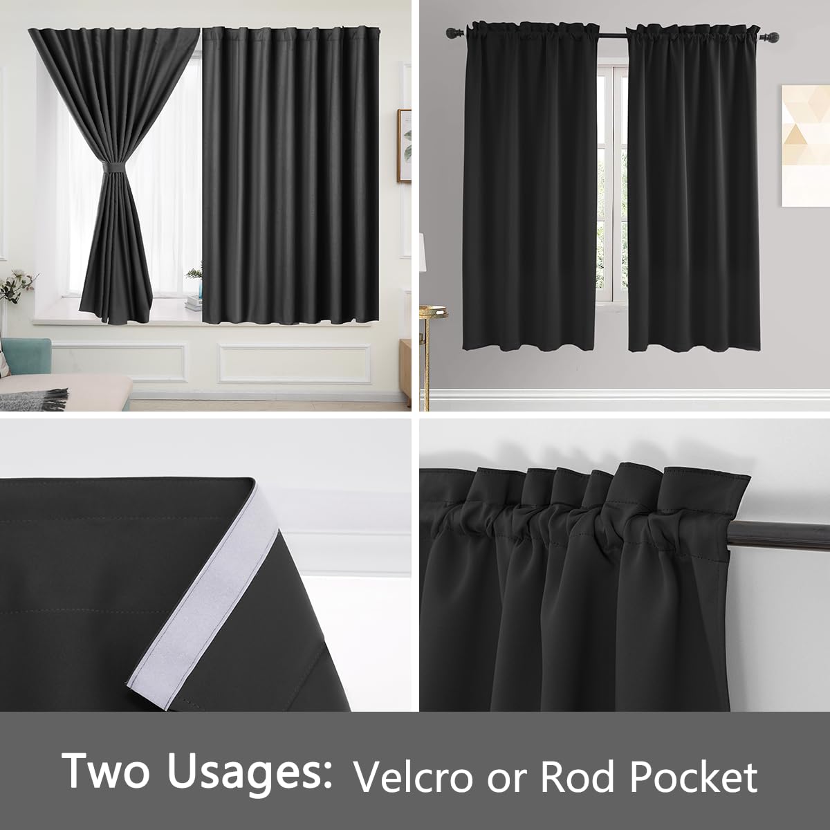 velcro curtains