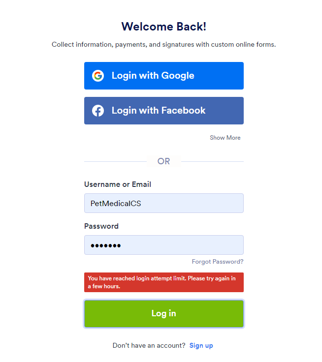 jotform login