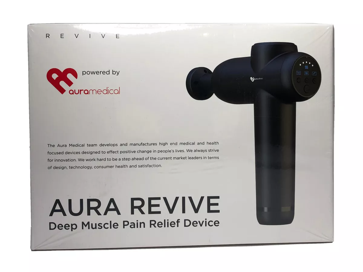 aura heated massage gun